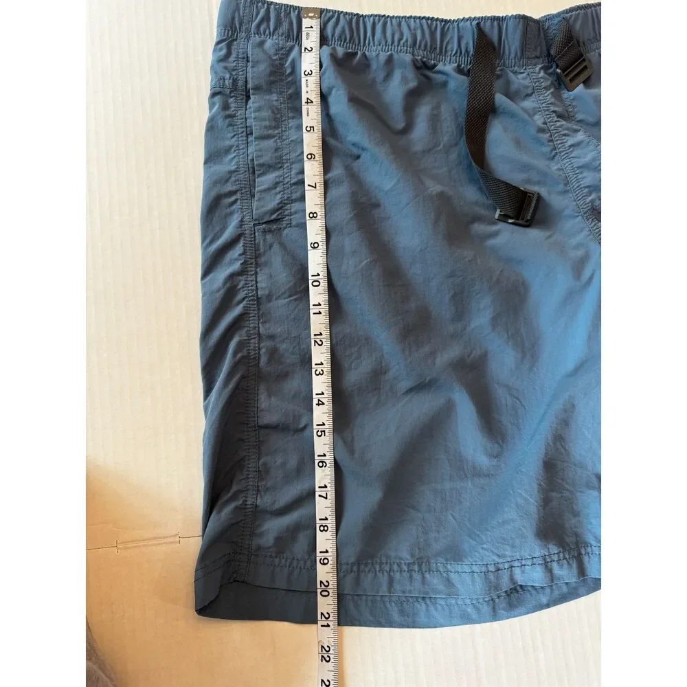 Columbia Omni-Shade Mens XXL Blue Nylon Hiking Fishing Shorts Drawstring Mesh
